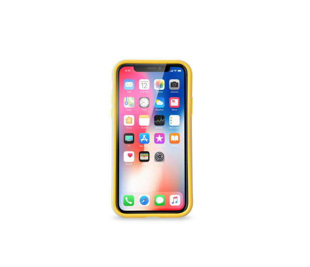 Etui Sporty Case do iPhone XS szarożółte - 1388447 - zdjęcie 3
